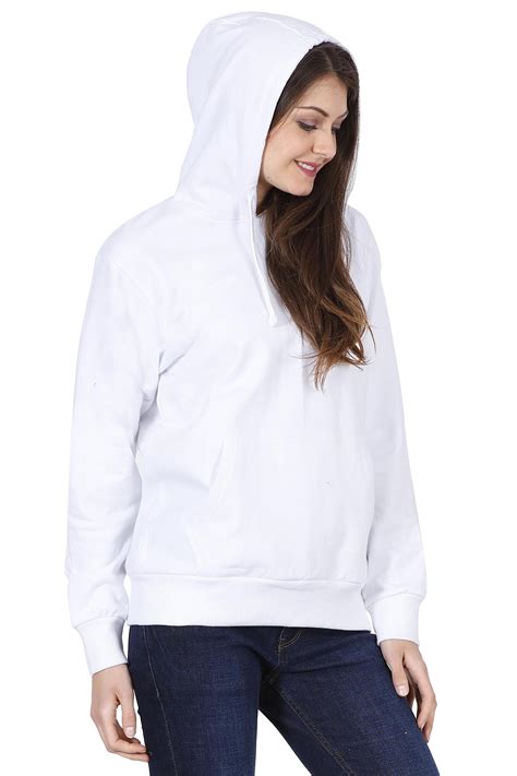 female white hoodie.